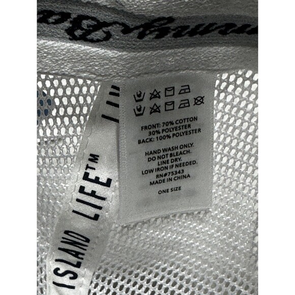 Tommy Bahama Hat Tip Your Cap Mesh Snapback NWT Trucker New - Picture 4 of 5